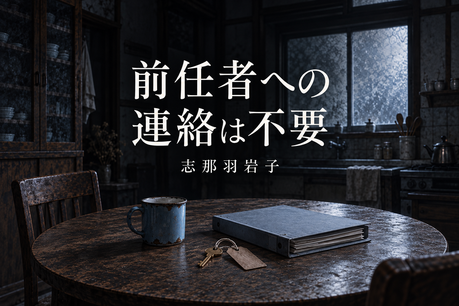 前任者への連絡は不要、志那羽岩子。作品共通タイトル画像。